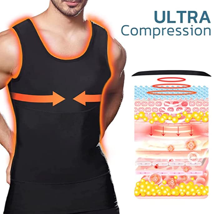 MenSlim Gynecomastia Compression TankTop