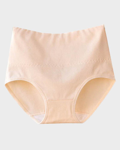 Pure Cotton High Waist Underwear - Comfortable and Breathable Women's Panties