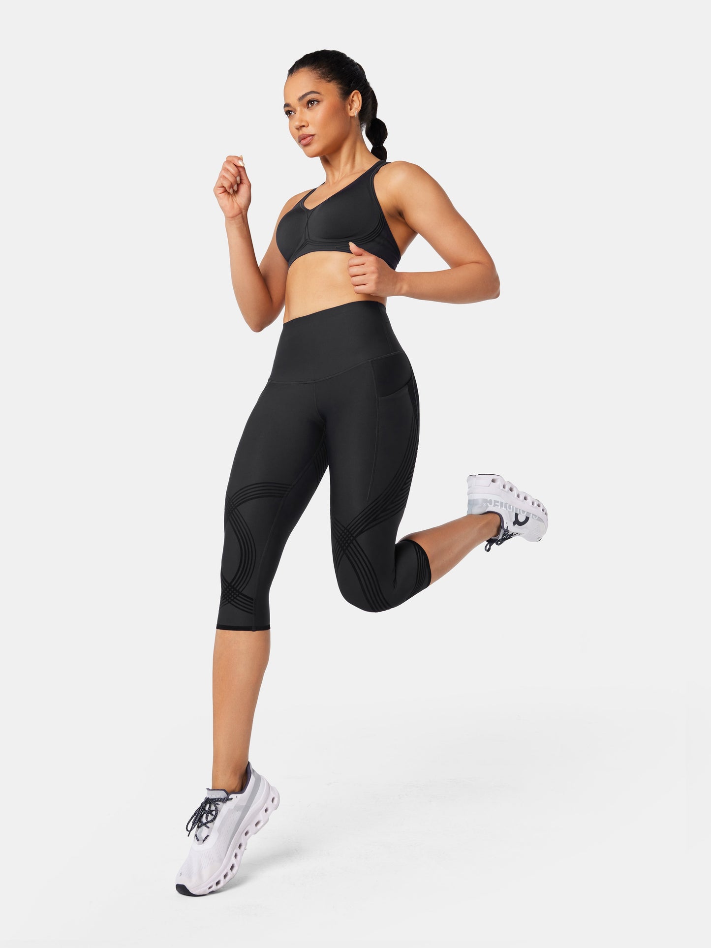 Body Sculpt Side Pocket Capri Leggings