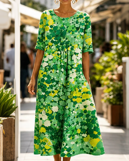 Printed Loose Dress