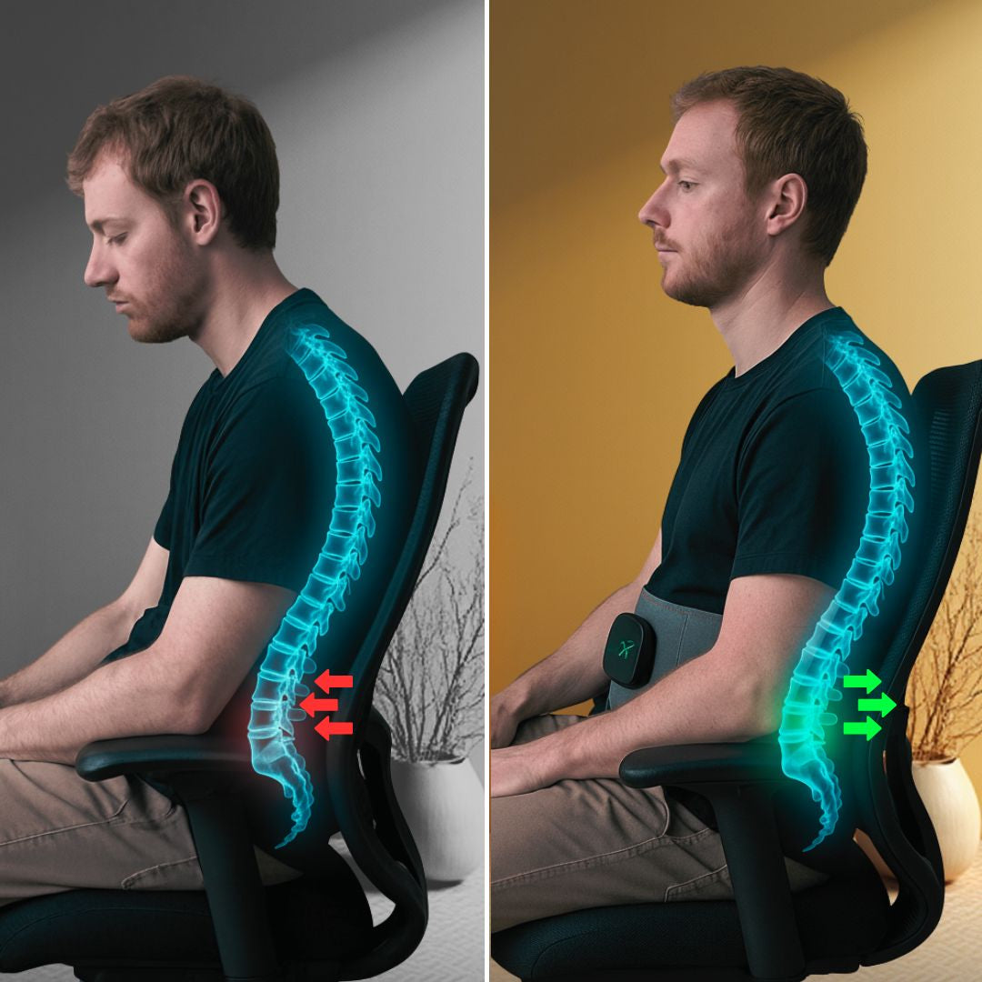 3-in-1 Red Light Therapy & Vibration Massage Belt