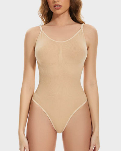 Seamless Low Back Thong Bodysuit