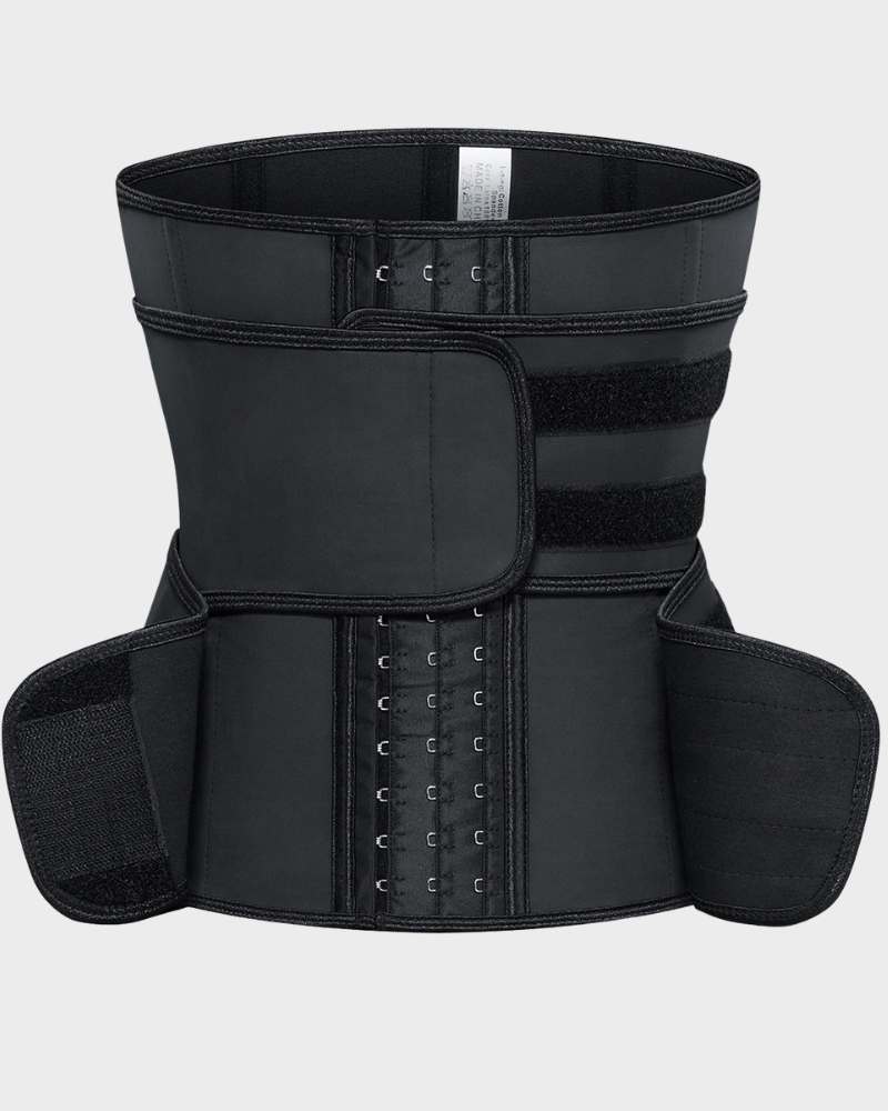 Latex Buckle Waist Corset Belt