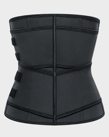 Latex Buckle Waist Corset Belt