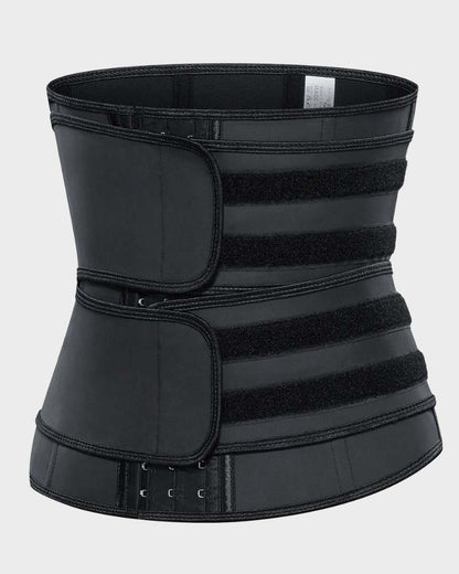 Latex Buckle Waist Corset Belt