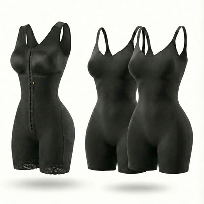 BBL Faja with Built-In Bra + 2-Pack Everyday Bodysuit