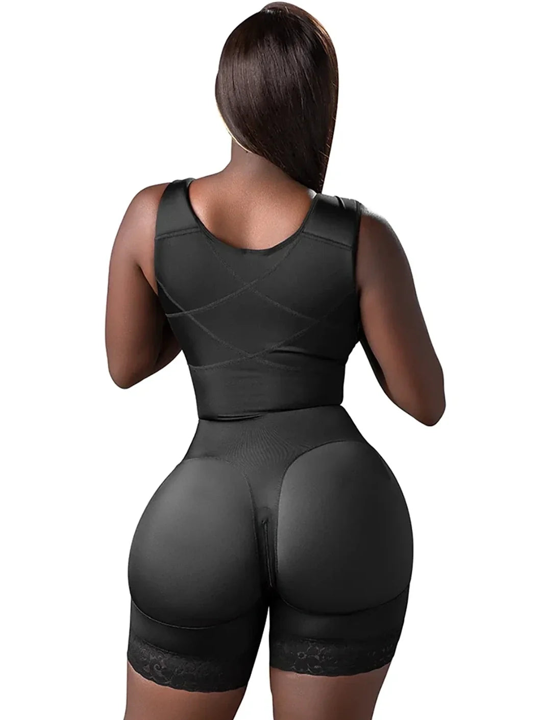 Stage 2 BBL Faja: Colombian Post-Surgery Shapewear with Built-in Bra