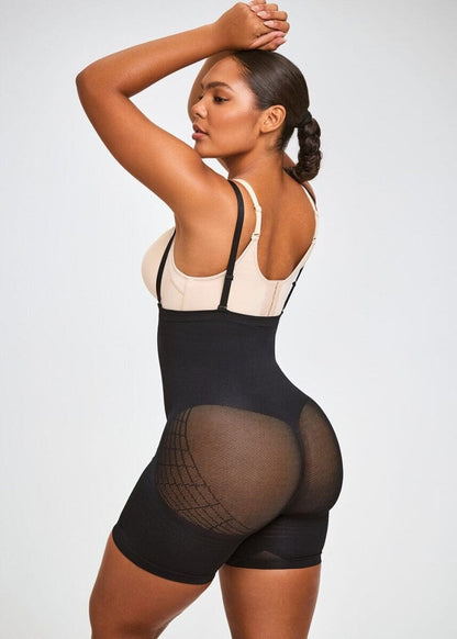 PowerMesh High-Waist Sculpting Shorts