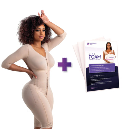 BBL & Lipo | Stage 1 Faja Colombiana Post-Op | Full Body + 3-Pack Lipo Foam Boards