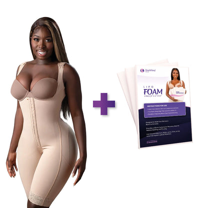 BBL & Lipo | Stage 1 Faja Colombiana Post-Op | No Bra + 3-Pack Lipo Foam Boards
