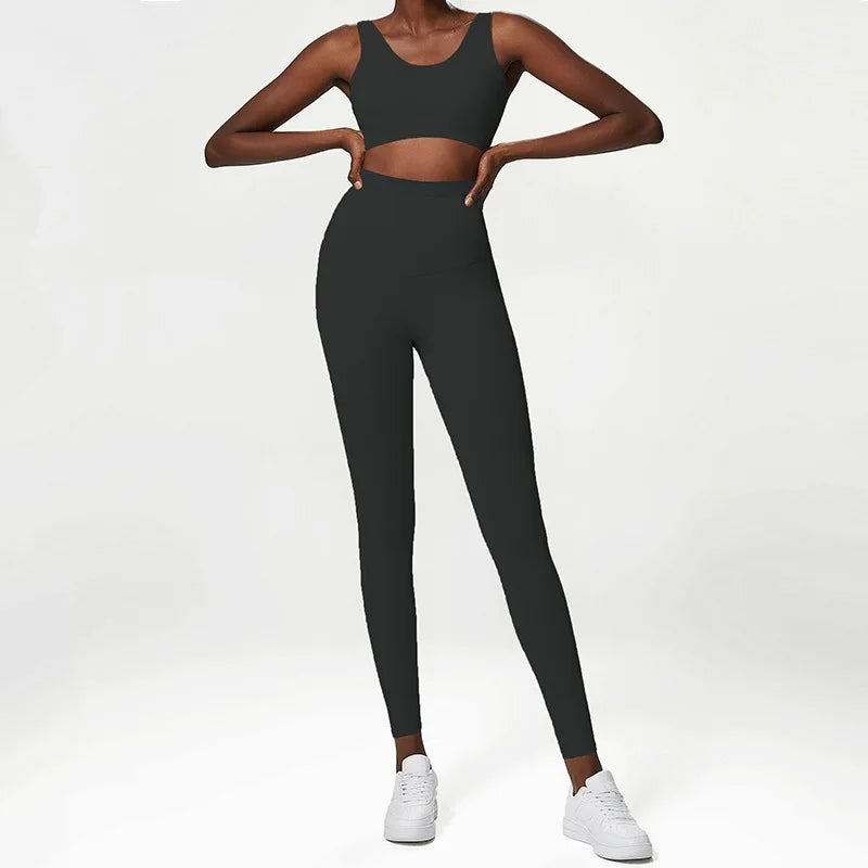 CoreSculpt Tight-Fitting Gym Set