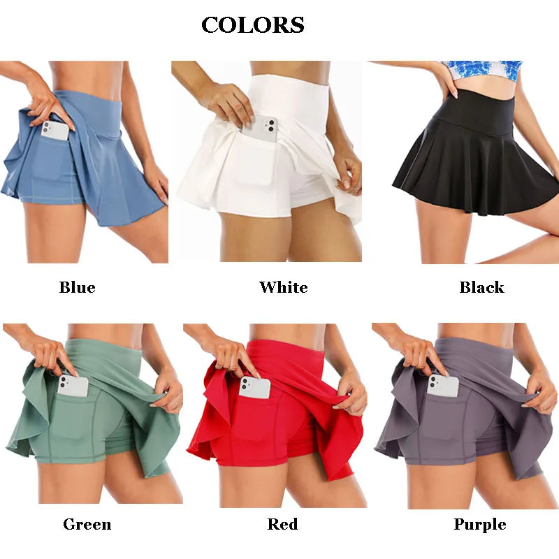 Women Sports Tennis Skort