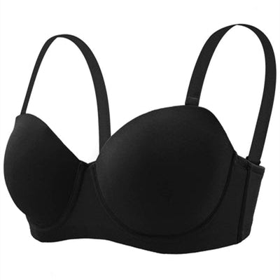 Plus Size Women's Underwire Contour Multiway Full Coverage Strapless Bra