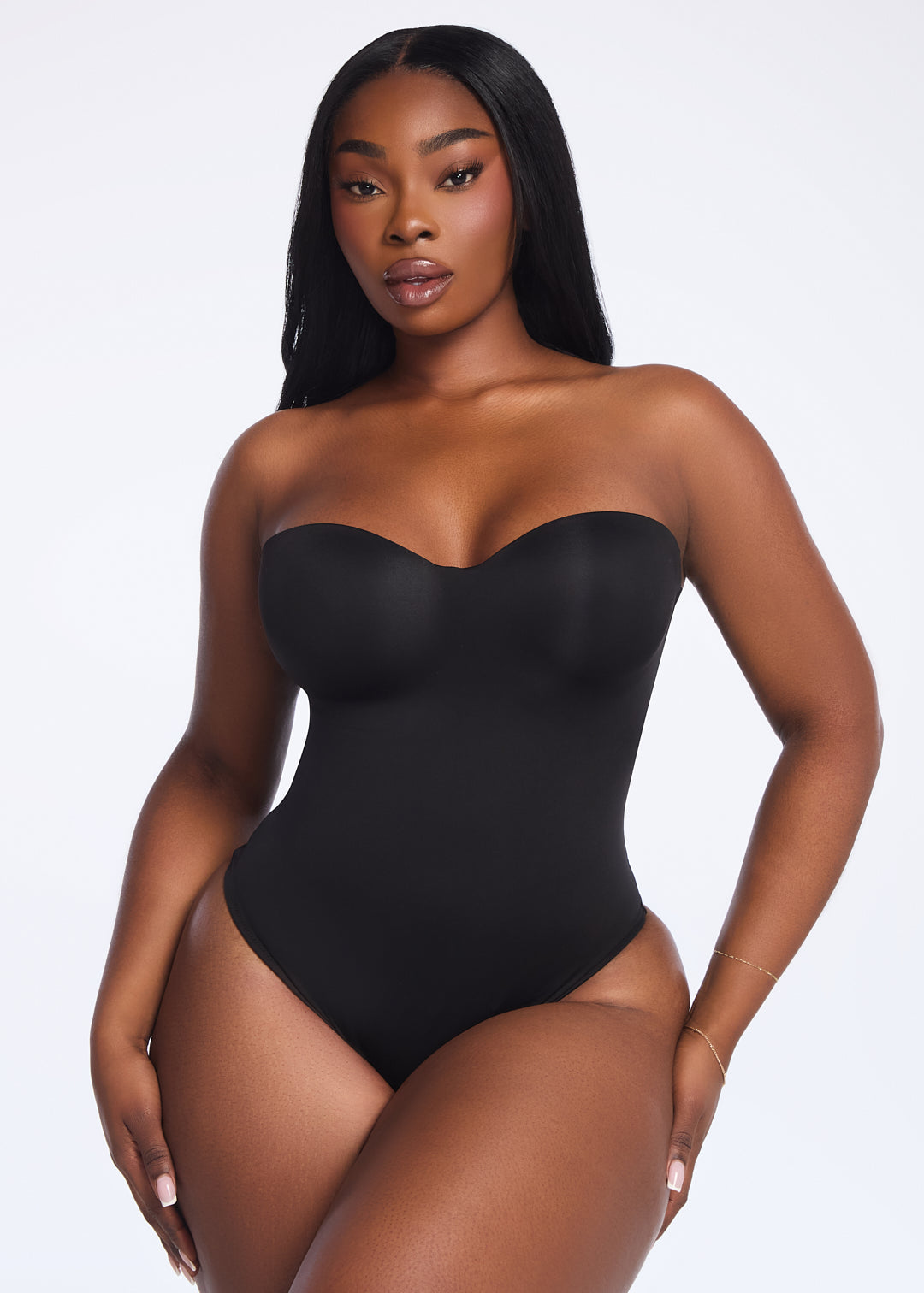 BraSculpt Strapless Bodysuit Thong