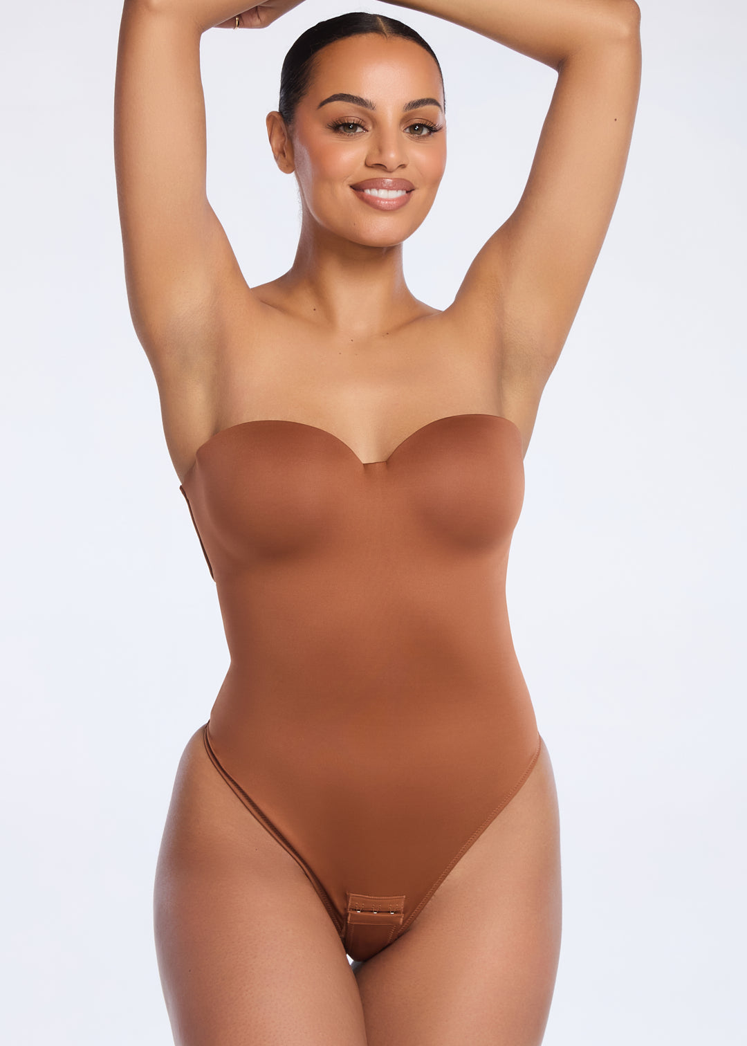 BraSculpt Strapless Bodysuit Thong