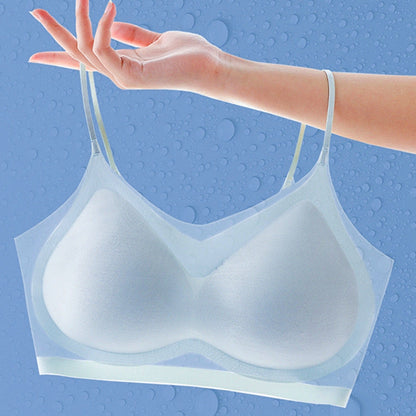 Ultra- Thin Plus Size Ice Silk Comfort Bra