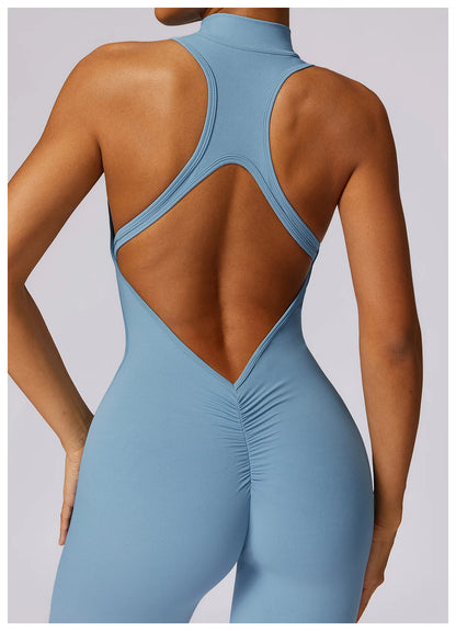 V Back One-piece