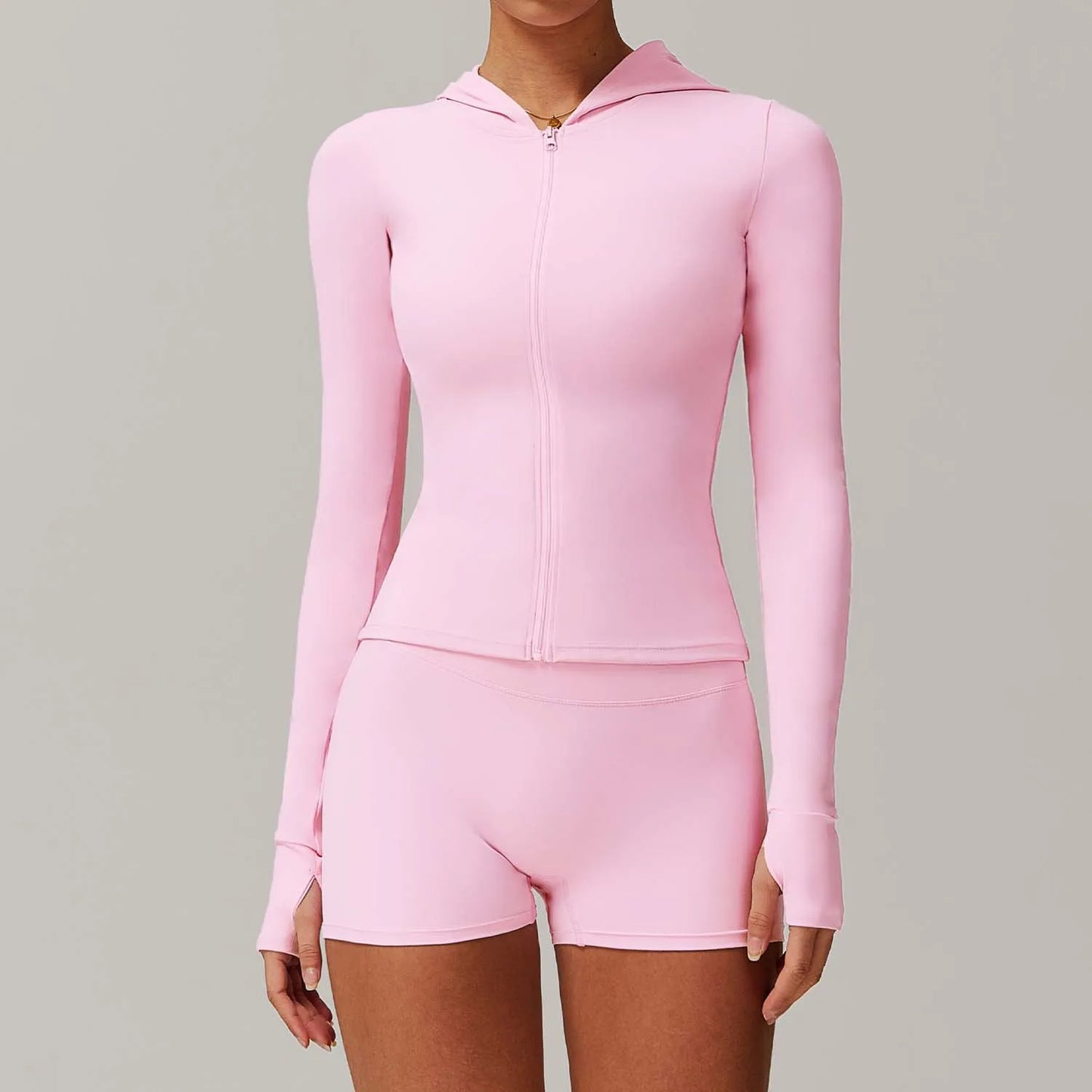 Zipper Running Yoga Workout Jacket