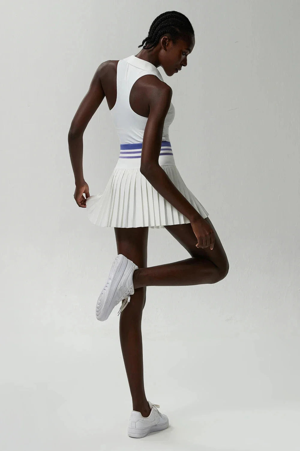Regal V-Neck Tennis Set - Skirt + Top