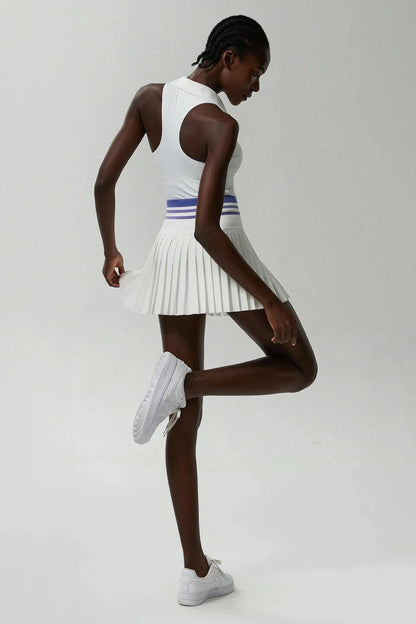 Regal V-Neck Tennis Set - Skirt + Top