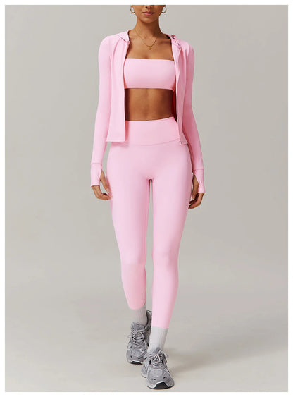Zipper Running Yoga Workout Jacket
