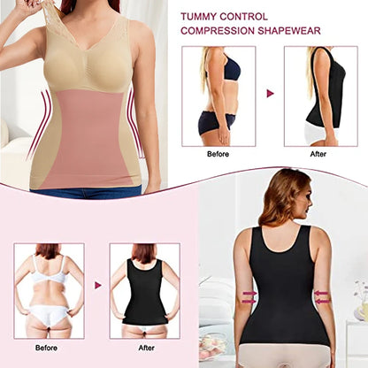 IONFit™ Hourglass Sculpting Vest with  Built-in Bra