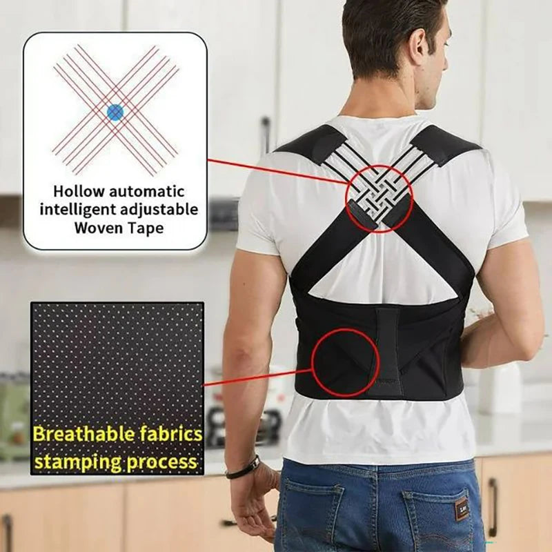 SpineAlign™ Adjustable Back Posture Corrector (Unisex)