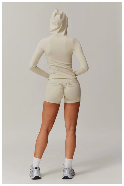 Zipper Running Yoga Workout Jacket