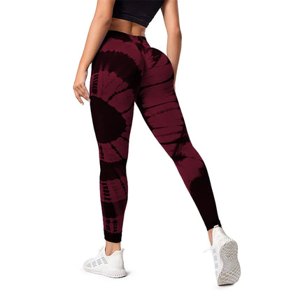New Tie-Dye Seamless Yoga Leggings