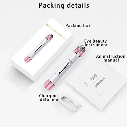 LumiSkin™ Electric Eye Massager Pen Vibration Double Head | Photon Skin Rejuvenation Anti-wrinkle