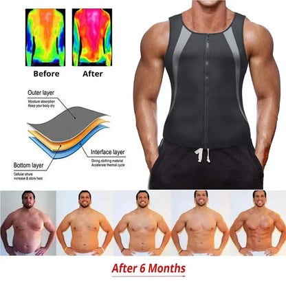 Men's Fat Burning Sauna Vest