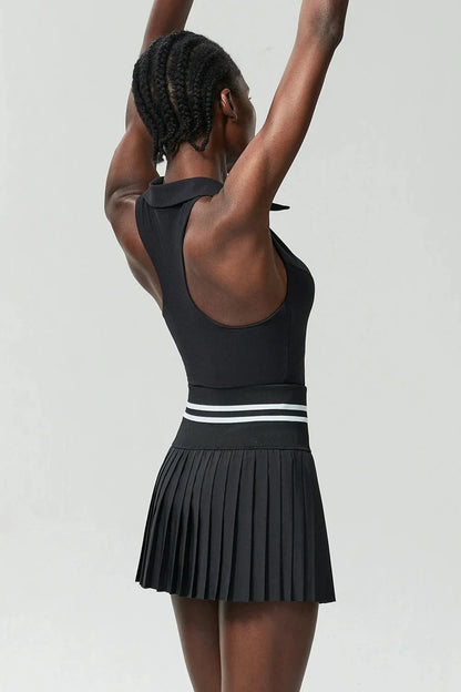 Regal V-Neck Tennis Set - Skirt + Top