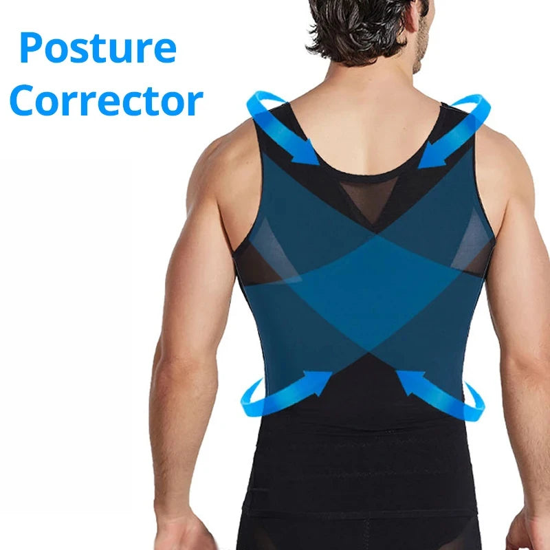 Men's Slimming Compression Workout Vest