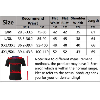 Men's Sauna Compression Fat Burning Shirt