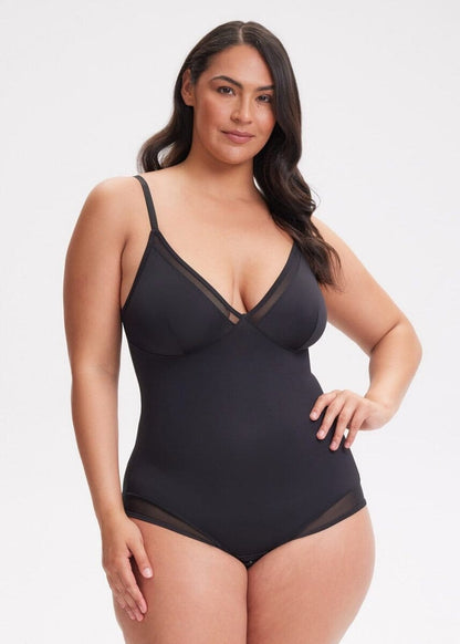 Carethier V-Neck Mesh Brief