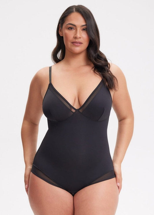 Carethier V-Neck Mesh Brief