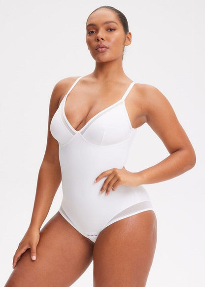 Carethier V-Neck Mesh Brief