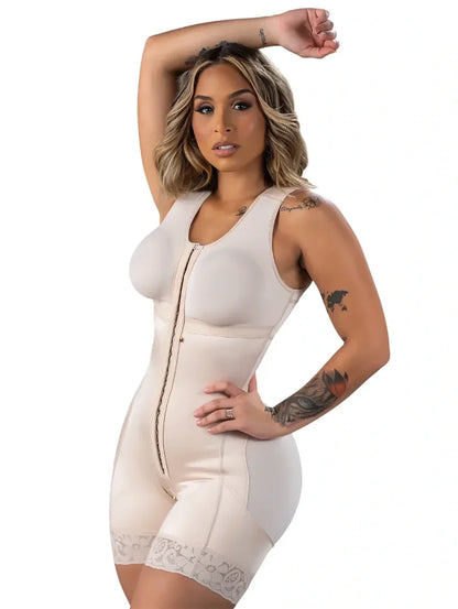 Snatched Body Stage 2 Post-Op Shapewear Bodysuit with Bra | Firm Controlled Compression | Triple-Layer Premium Fabric