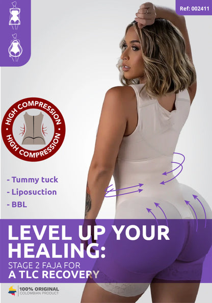Lipo | Stage 2 Faja Colombiana Post-Op  | With Bra
