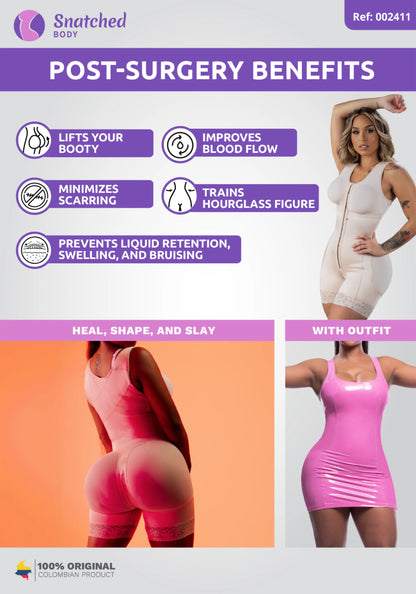 Lipo | Stage 2 Faja Colombiana Post-Op  | With Bra