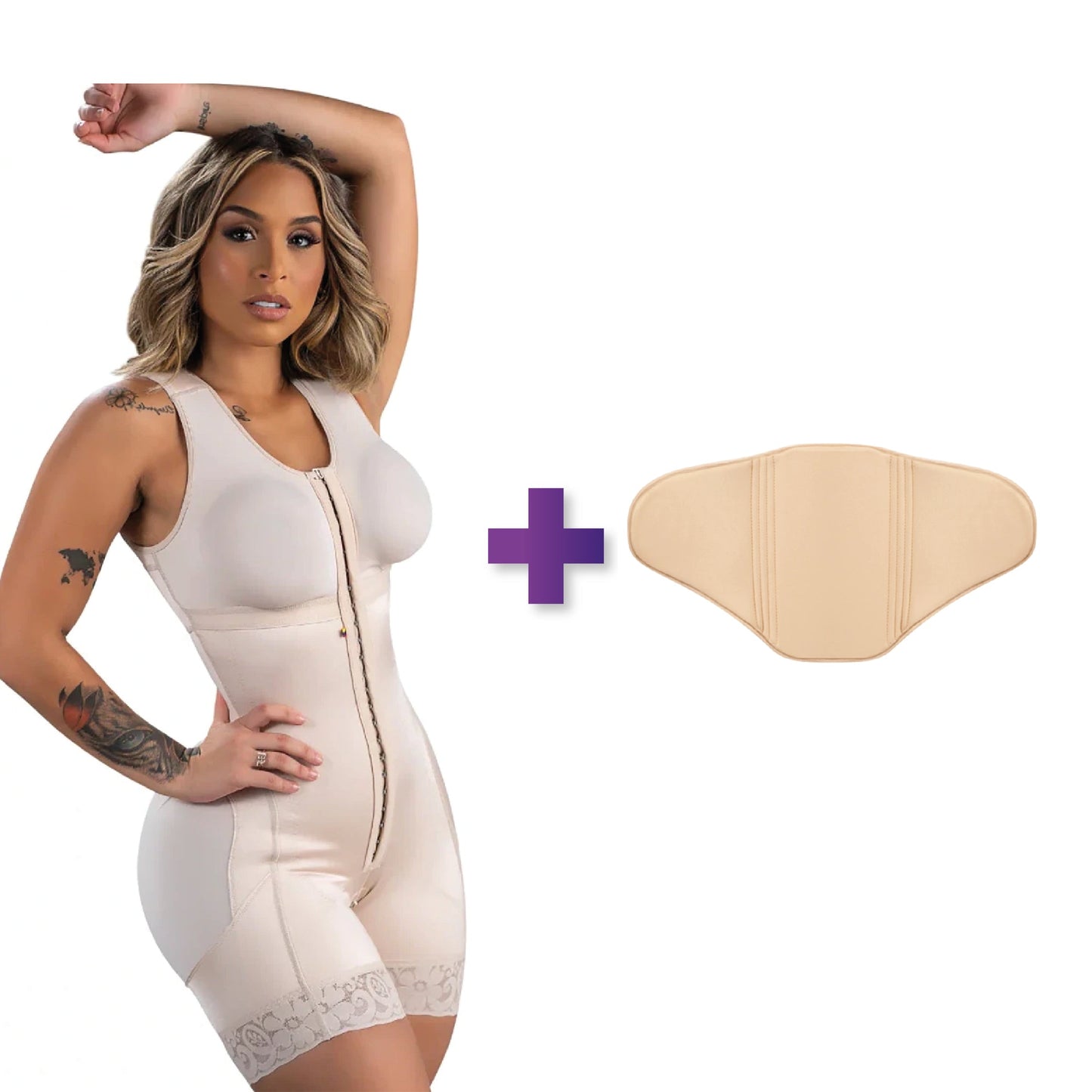 BBL & Lipo | Stage 2 Faja Post-Op Shapewear | With Bra + Ab Board Mini