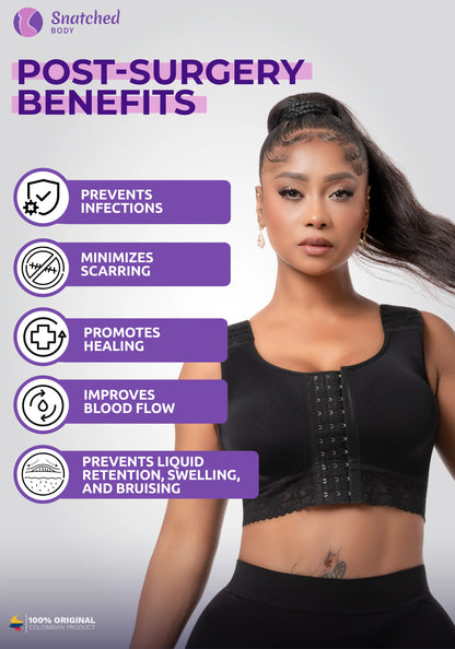 Compression Bra | Front Closure for Easy Wear