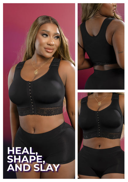 Compression Bra | Front Closure for Easy Wear