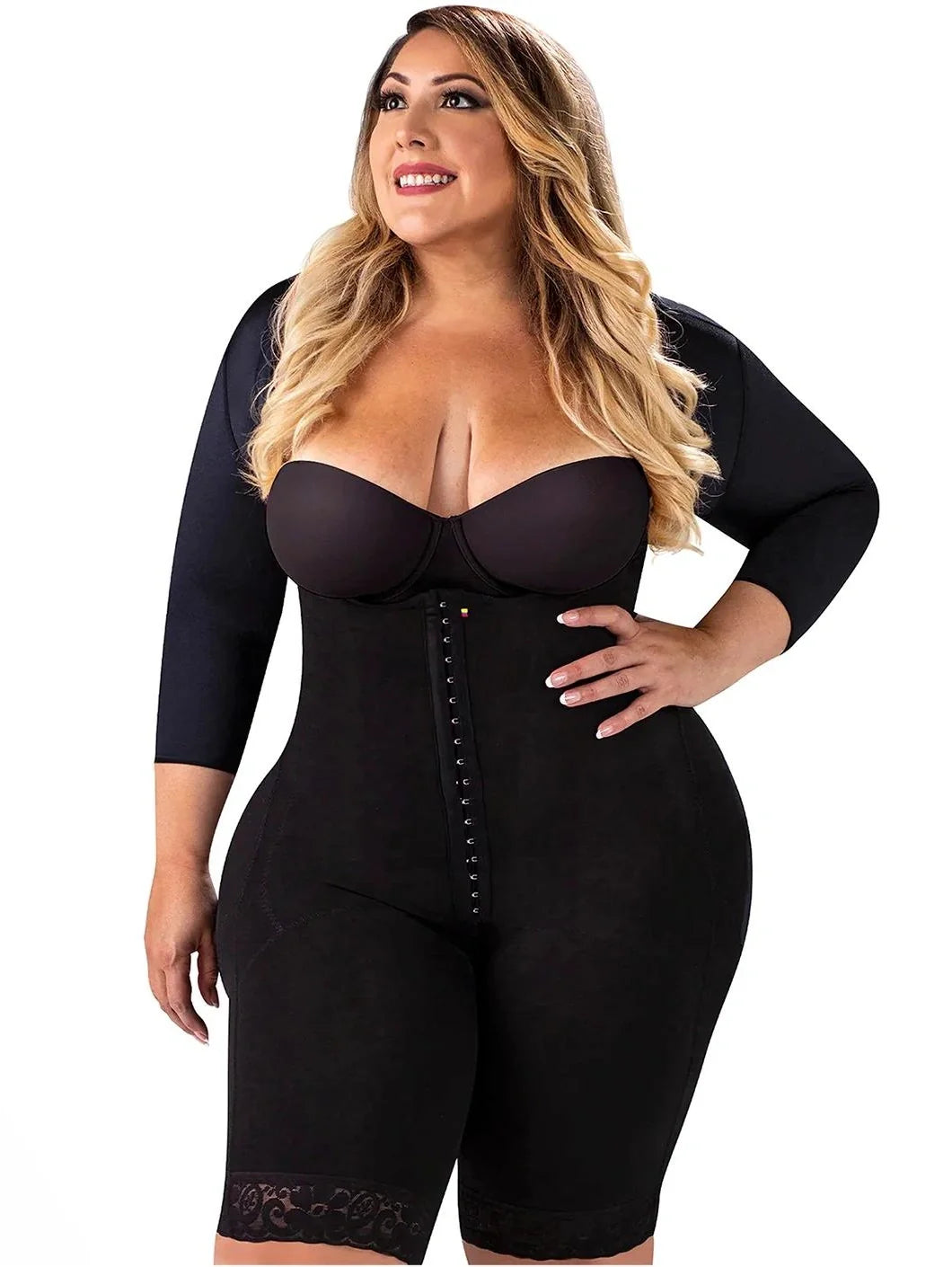 Plus Size Post-Op Fajas Colombianas | With Sleeves