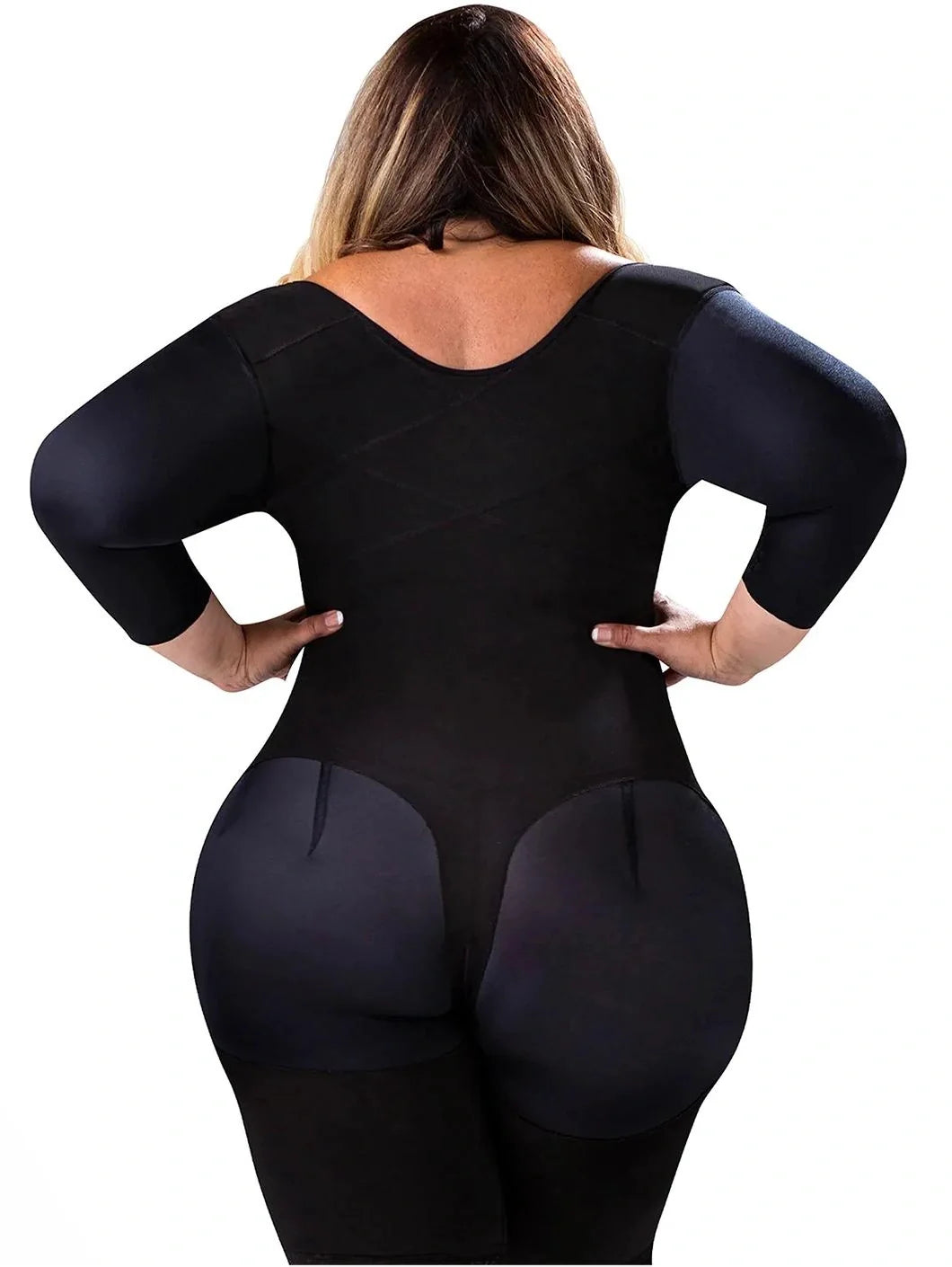 Plus Size Post-Op Fajas Colombianas | With Sleeves