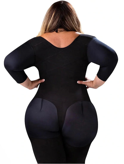 Plus Size Post-Op Fajas Colombianas | With Sleeves