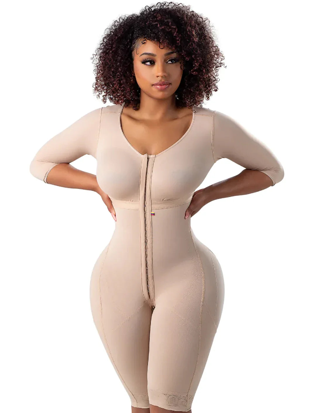 Stage 1 Full Body Faja for Plastic Surgery Recovery | Compression Hook Levels | Padded Straps