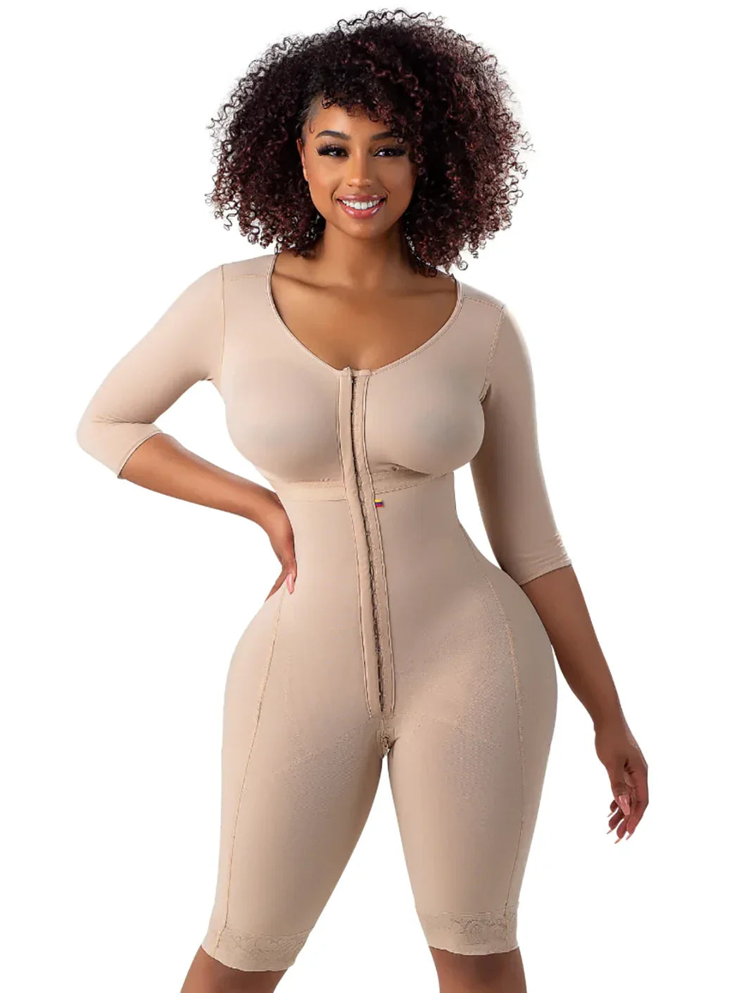 Stage 1 Full Body Faja for Plastic Surgery Recovery | Compression Hook Levels | Padded Straps
