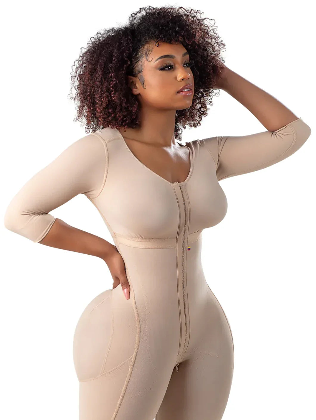 Stage 1 Full Body Faja for Plastic Surgery Recovery | Compression Hook Levels | Padded Straps