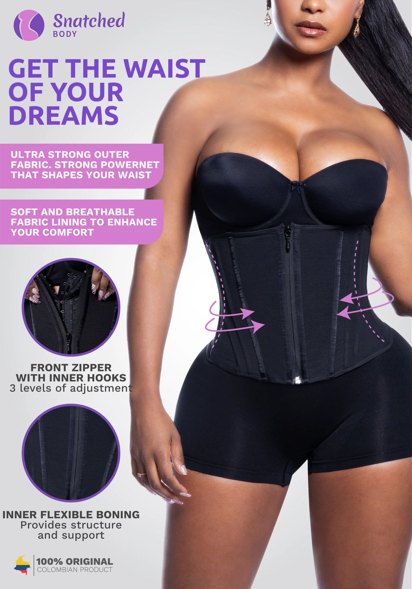 Lipo |  Stage 4 Faja Waist Cincher | Hourglass Faja Colombiana